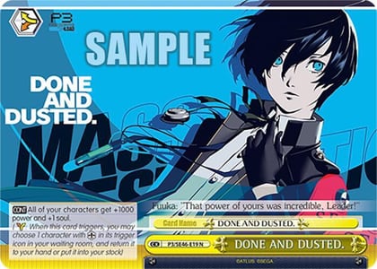 DONE AND DUSTED., Persona 3 Reload Premium Booster P3/SE46-E19N