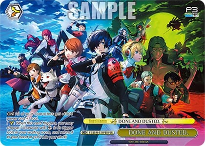 DONE AND DUSTED. (PER), Persona 3 Reload Premium Booster P3/SE46-E19PERPER