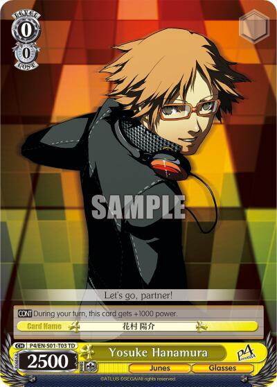 Yosuke Hanamura, Persona 4 ver.E P4/EN-S01-T03 TD