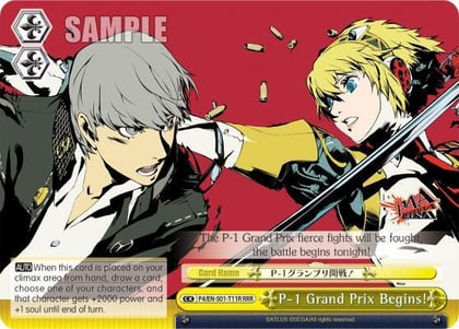 P-1 Grand Prix Begins! (RRR), Persona 4 ver.E P4/EN-S01-T11R RRR