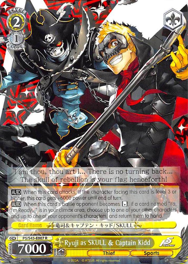 Ryuji as SKULL & Captain Kidd, Persona 5 P5/S45-E007 R