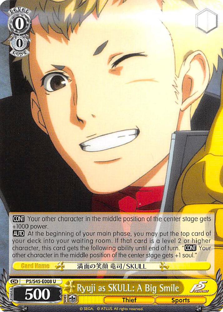 Ryuji as SKULL: A Big Smile, Persona 5 P5/S45-E008 U