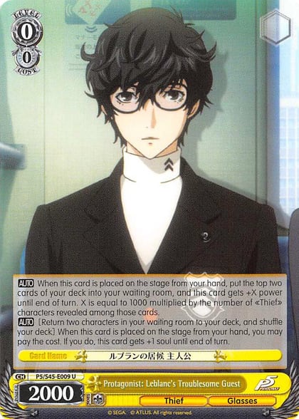 Protagonist: Leblanc's Troublesome Guest, Persona 5 P5/S45-E009 U