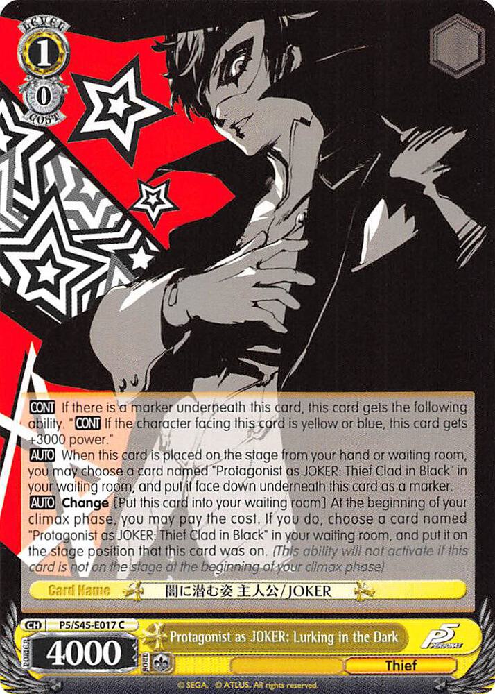 Protagonist as JOKER: Lurking in the Dark, Persona 5 P5/S45-E017 C