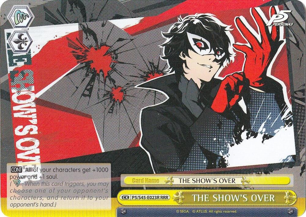 THE SHOW'S OVER (RRR), Persona 5 P5/S45-E023R RRR