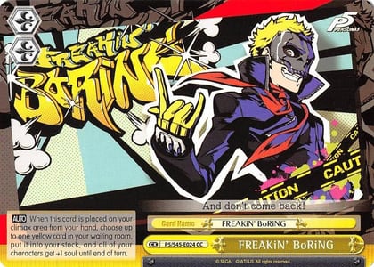 FREAKiN' BoRiNG, Persona 5 P5/S45-E024 CC