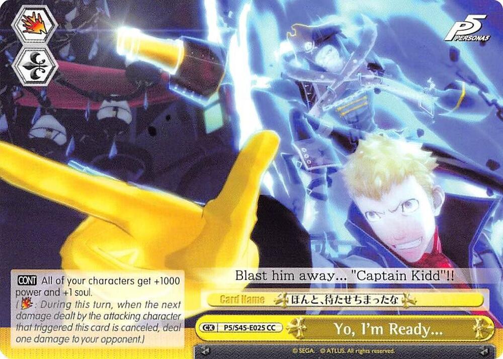 Yo, I'm Ready..., Persona 5 P5/S45-E025 CC