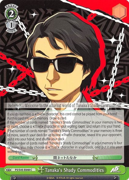 Tanaka's Shady Commodities, Persona 5 P5/S45-E048 C