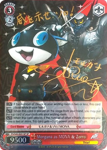 Morgana as MONA & Zorro (SP), Persona 5 P5/S45-E051SP SP