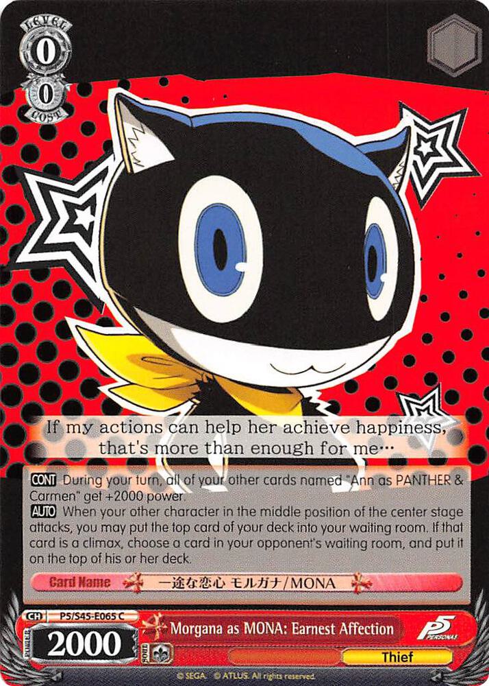 Morgana as MONA: Earnest Affection, Persona 5 P5/S45-E065 C