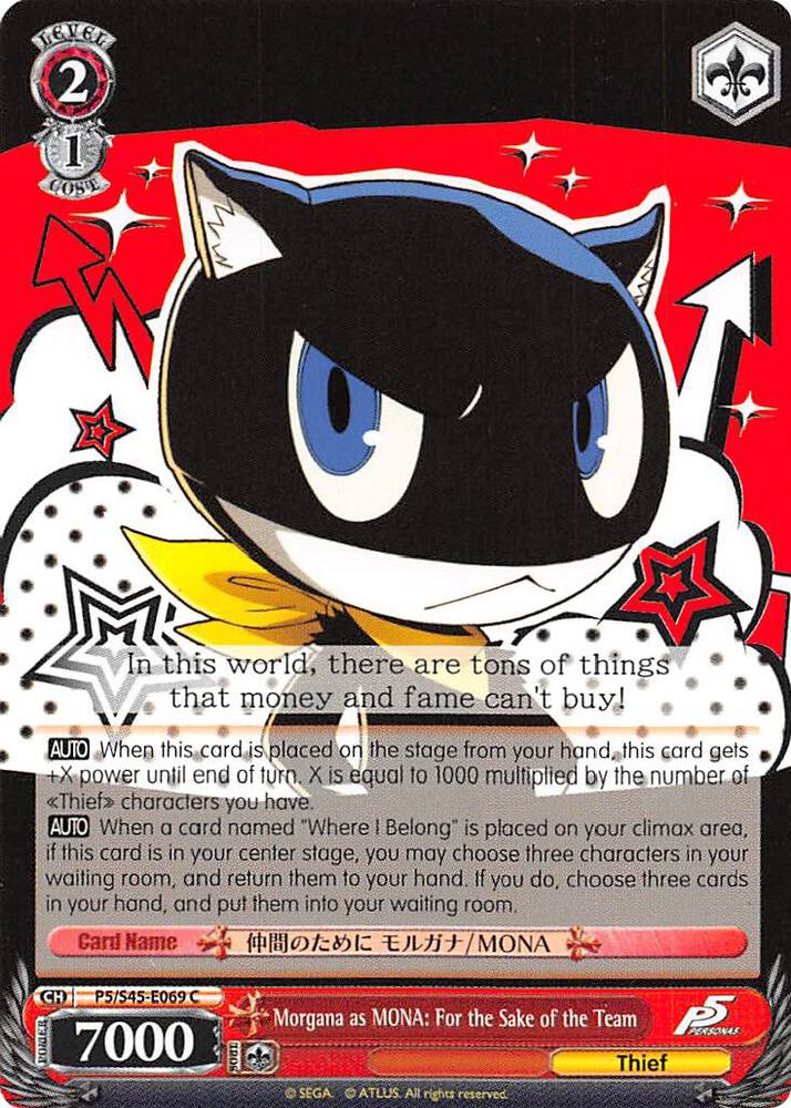Morgana as MONA: For the Sake of the Team, Persona 5 P5/S45-E069 C