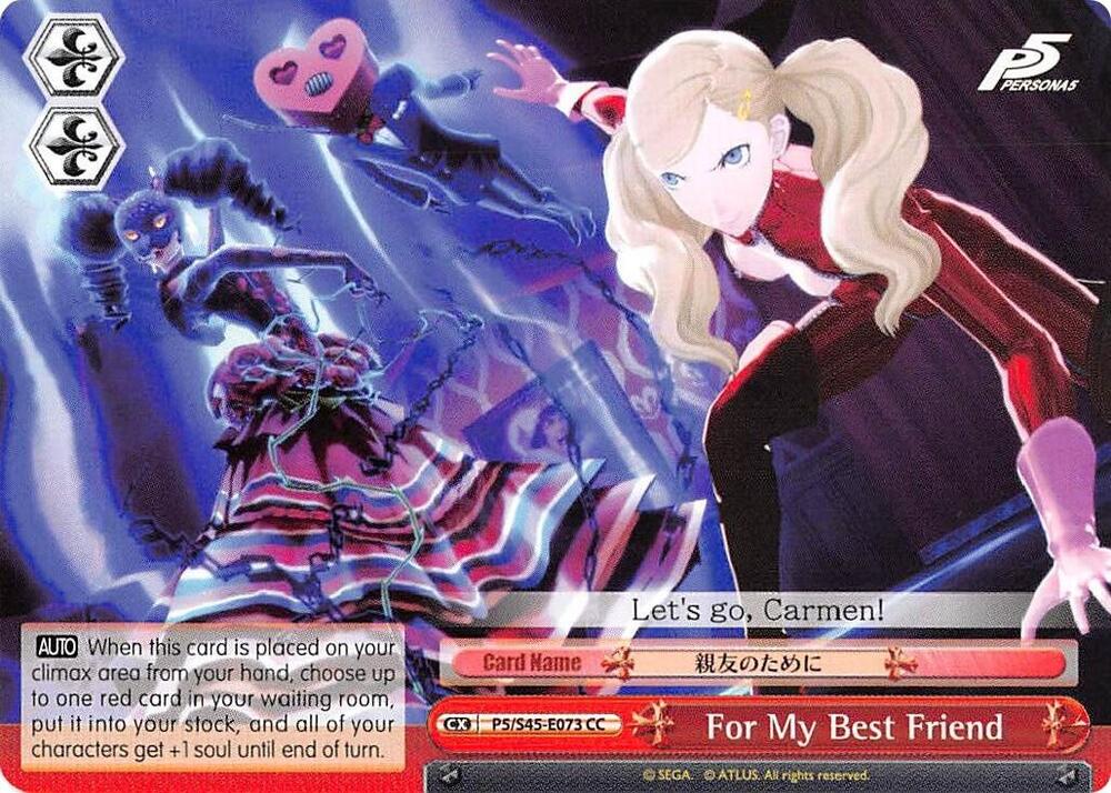 For My Best Friend, Persona 5 P5/S45-E073 CC