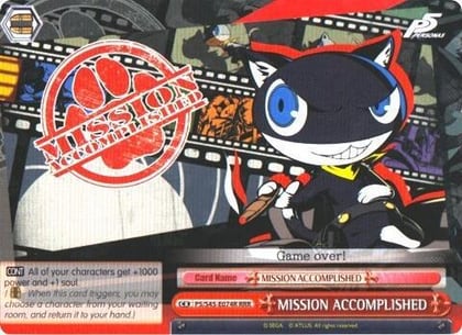 MISSION ACCOMPLISHED (RRR), Persona 5 P5/S45-E074R RRR