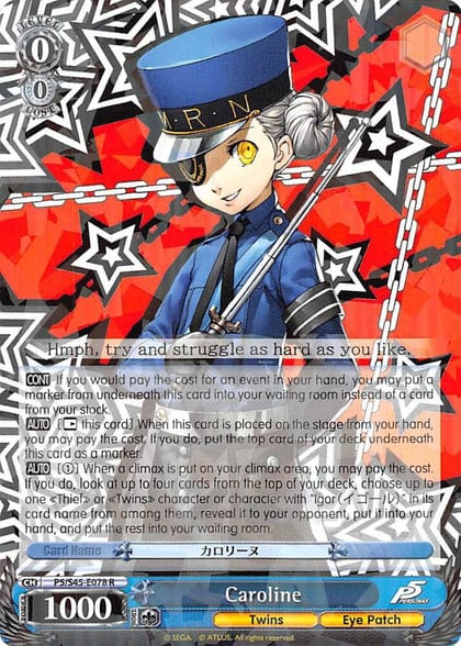 Caroline, Persona 5 P5/S45-E078 R