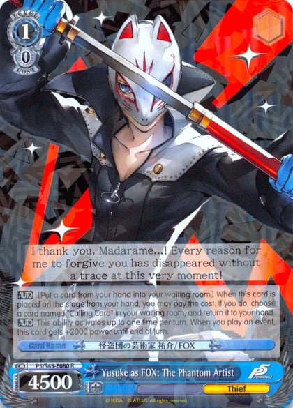 Yusuke as FOX: The Phantom Artist, Persona 5 P5/S45-E080 R