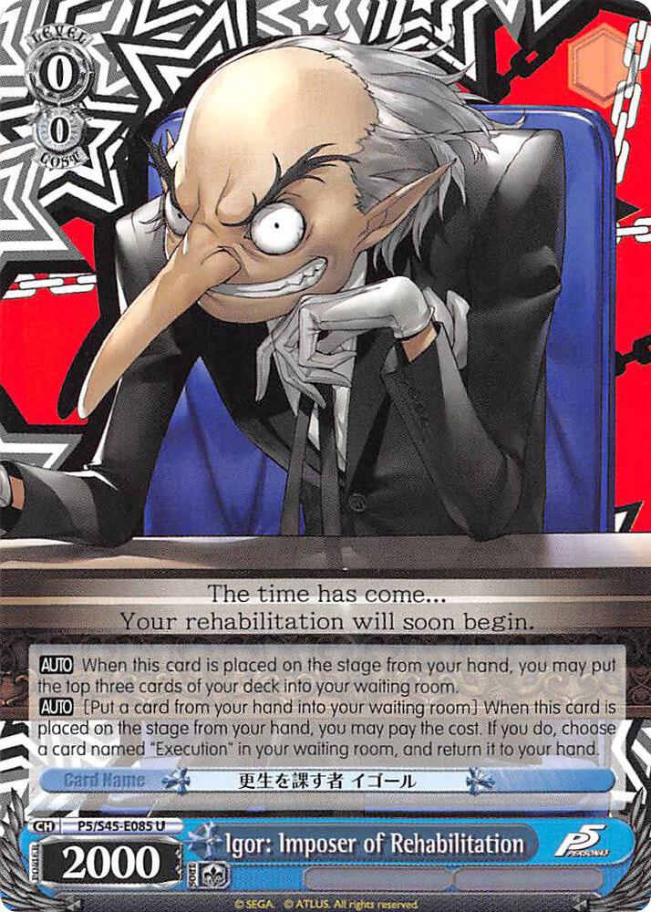 Igor: Imposer of Rehabilitation, Persona 5 P5/S45-E085 U