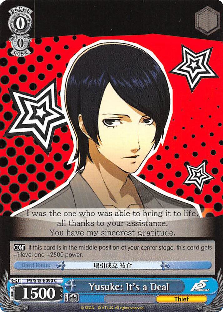 Yusuke: It's a Deal, Persona 5 P5/S45-E090 C