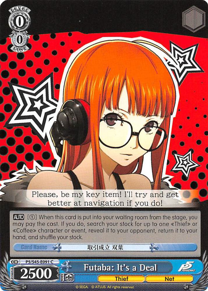 Futaba: It's a Deal, Persona 5 P5/S45-E091 C