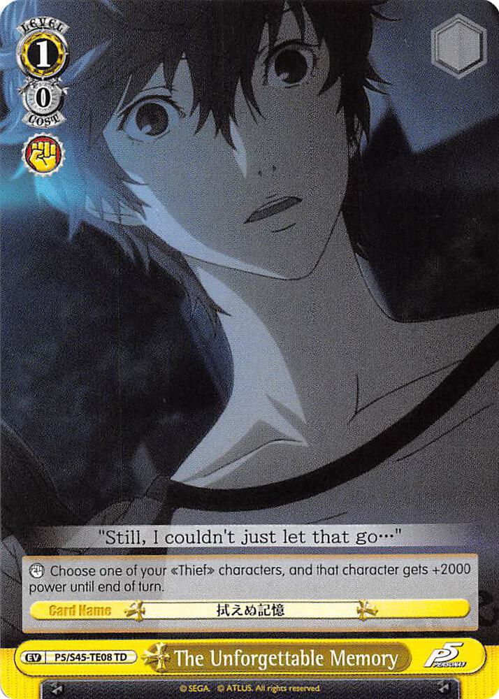The Unforgettable Memory, Persona 5 P5/S45-TE08 TD