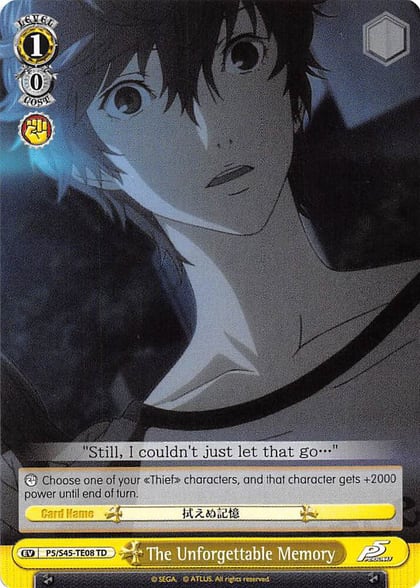 The Unforgettable Memory, Persona 5 P5/S45-TE08 TD