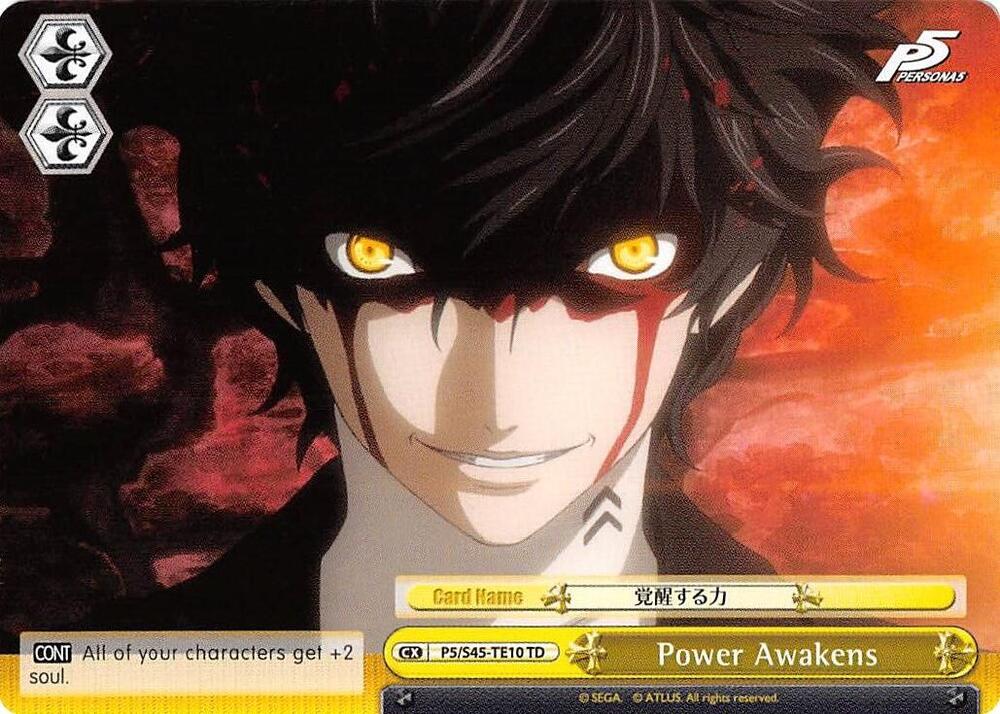 Power Awakens, Persona 5 P5/S45-TE10 TD