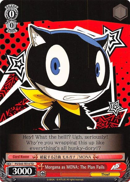 Morgana as MONA: The Plan Fails, Persona 5 P5/S45-TE14 TD
