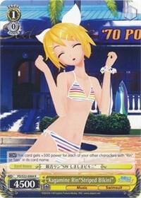Kagamine Rin"Striped Bikini", Hatsune Miku -Project DIVA- f PD/S22-E004 R