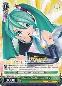 "Close to You"Hatsune Miku, Hatsune Miku -Project DIVA- f PD/S22-E101 TD