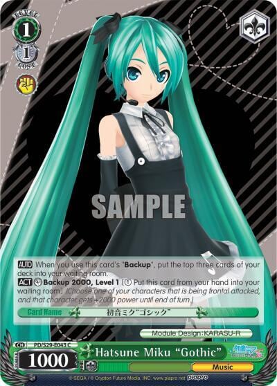 Hatsune Miku "Gothic", Hatsune Miku: Project DIVA F 2nd PD/S29-E043 C
