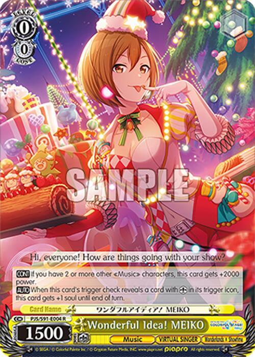 Wonderful Idea! MEIKO, HATSUNE MIKU: COLORFUL STAGE! PJS/S91-E004 R