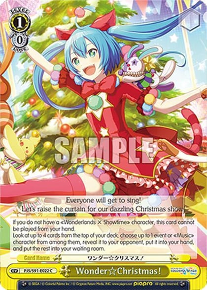 WonderChristmas!, HATSUNE MIKU: COLORFUL STAGE! PJS/S91-E022 C