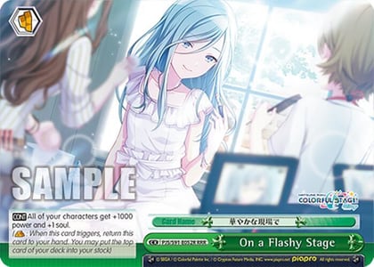 On a Flashy Stage (RRR), HATSUNE MIKU: COLORFUL STAGE! PJS/S91-E052R RRR