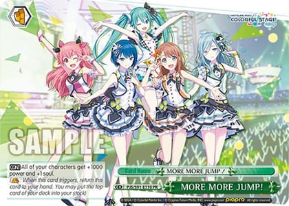 MORE MORE JUMP! (PR), HATSUNE MIKU: COLORFUL STAGE! PJS/S91-E110 PR