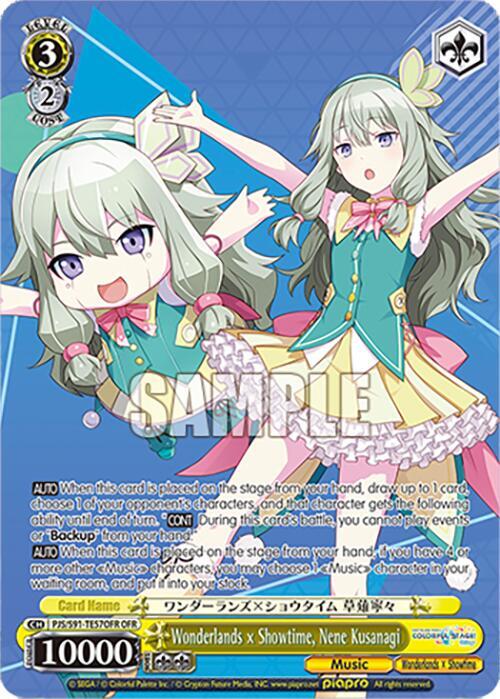 Wonderlands x Showtime, Nene Kusanagi (OFR), HATSUNE MIKU: COLORFUL STAGE! PJS/S91-TE57OFR OFR