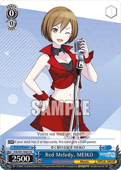 Red Melody, MEIKO (PJS/S91-TE65 TD), HATSUNE MIKU: COLORFUL STAGE! PJS/S91-TE65 TD
