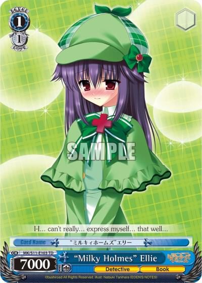 "Milky Holmes" Ellie, Promo Cards MK/S11-E103 PR