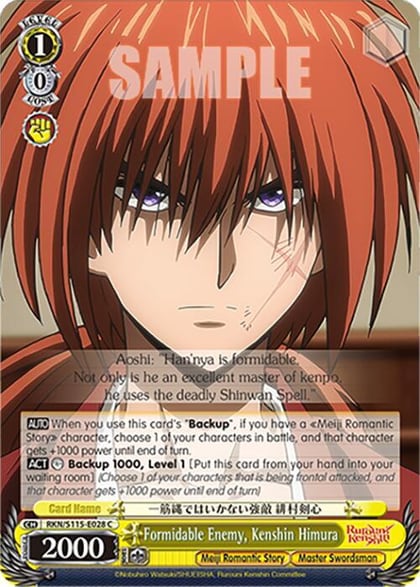 Formidable Enemy, Kenshin Himura, Rurouni Kenshin RKN/S115-E028 C