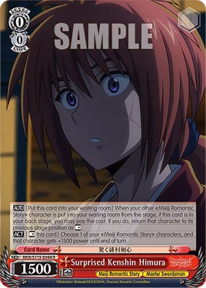 Surprised Kenshin Himura, Rurouni Kenshin RKN/S115-E044 R