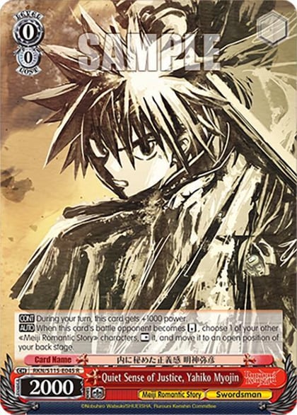 Quiet Sense of Justice, Yahiko Myojin, Rurouni Kenshin RKN/S115-E045 R