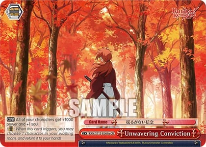Unwavering Conviction (A), Rurouni Kenshin RKN/S115-E069a CR