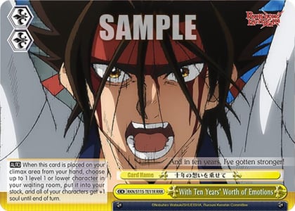 With Ten Years' Worth of Emotions (RRR), Rurouni Kenshin RKN/S115-TE11R RRR