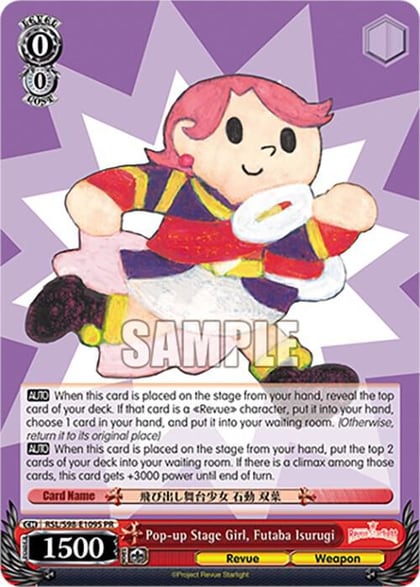 Pop-up Stage Girl, Futaba Isurugi (Foil), Revue Starlight The Movie RSL/S98-E109S PR