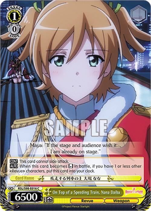 On Top of a Speeding Train, Nana Daiba, Revue Starlight The Movie RSL/S98-E016 C