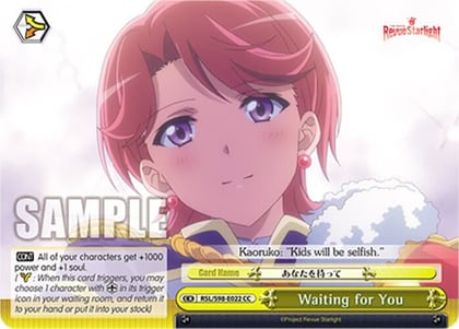 Waiting for You, Revue Starlight The Movie RSL/S98-E022 CC