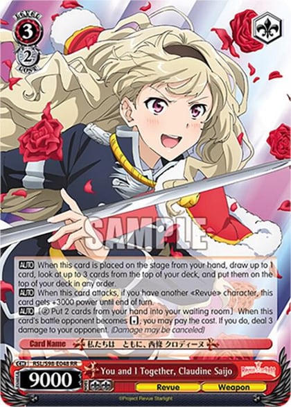 You and I Together, Claudine Saijo, Revue Starlight The Movie RSL/S98-E048 RR