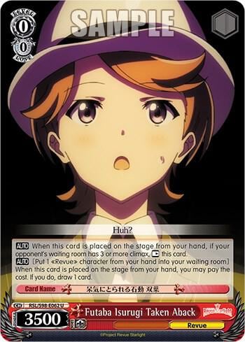 Futaba Isurugi Taken Aback, Revue Starlight The Movie RSL/S98-E062 U