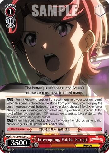 Interrupting, Futaba Isurugi, Revue Starlight The Movie RSL/S98-E064 U