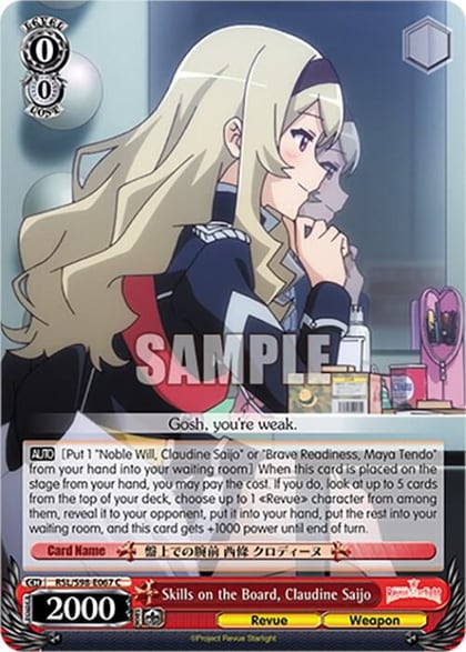Skills on the Board, Claudine Saijo, Revue Starlight The Movie RSL/S98-E067 C