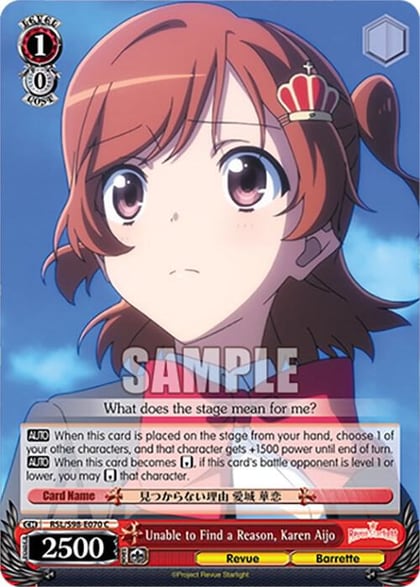 Unable to Find a Reason, Karen Aijo, Revue Starlight The Movie RSL/S98-E070 C