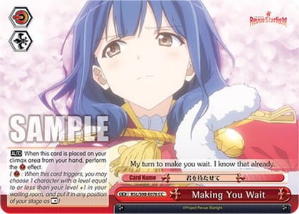 Making You Wait, Revue Starlight The Movie RSL/S98-E076 CC